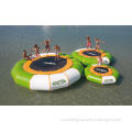 Colorful Floating Water Trampolin Adult Inflatable Water Park Games